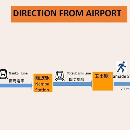 오사카 玉出205 Wifi付 玉出駅から徒歩2分 地下鉄難波迄8分 아파트 외부 사진